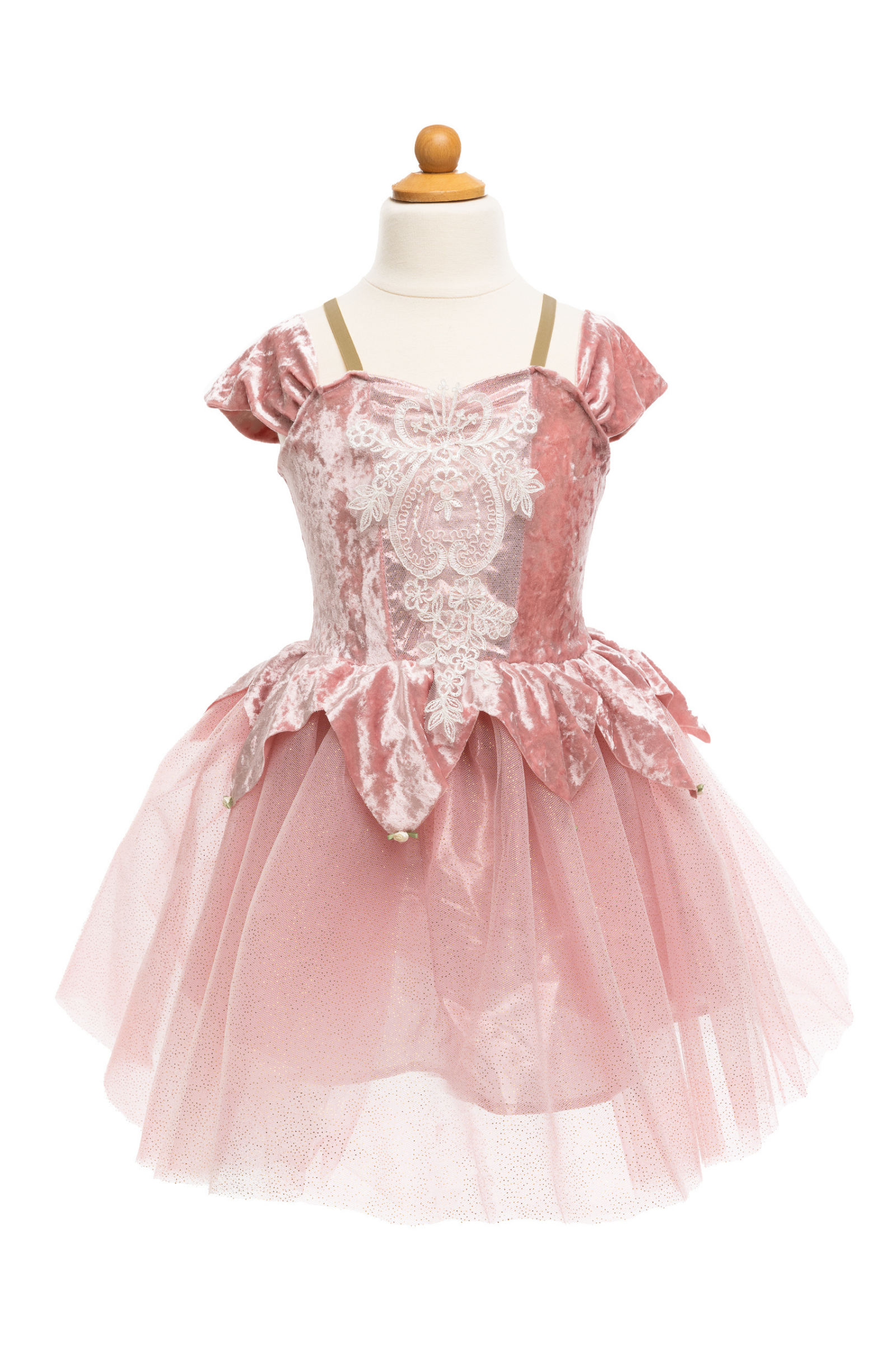 Dusty Rose Holiday Ballerina Dress