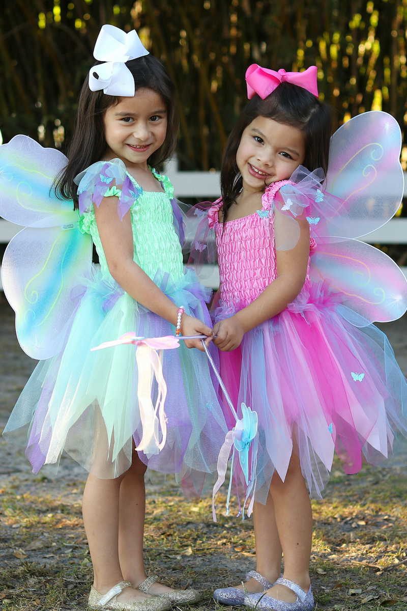 Great Pretenders Costumes - Butterfly Dress w/ Wings & Wand - Green main image 0