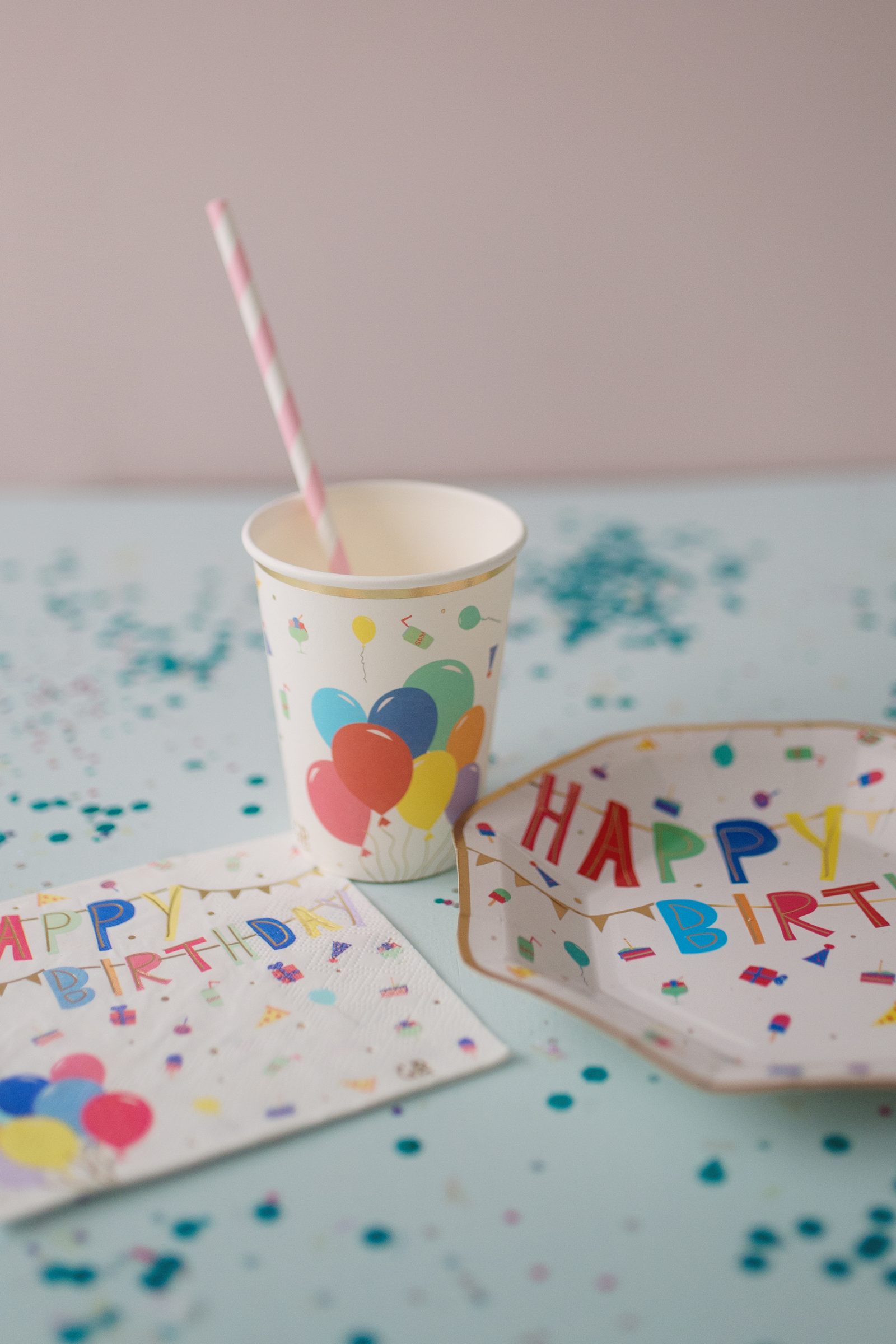 Cups - Party - Happy Birthday (8 pcs)