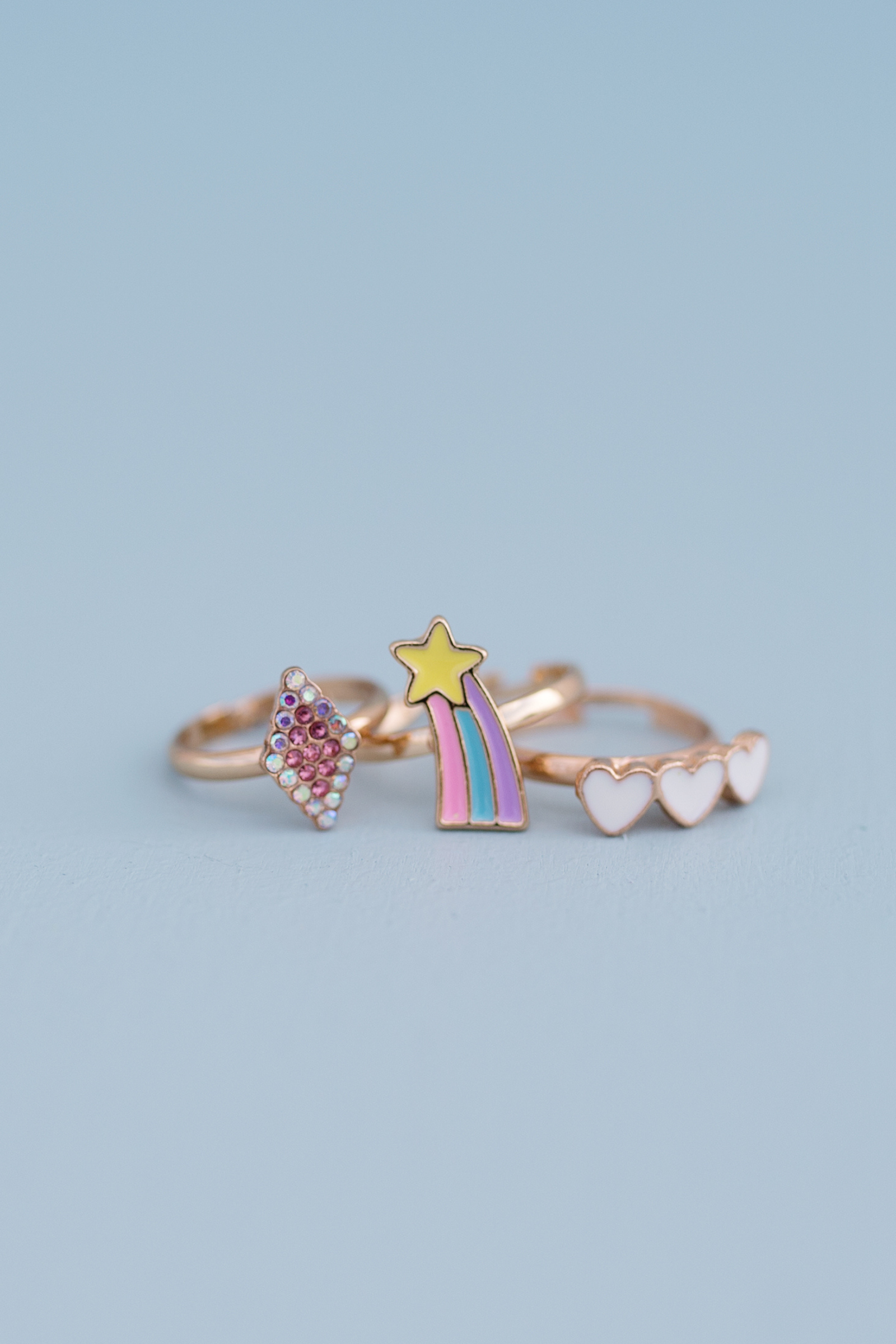 Boutique Heart Star Rings