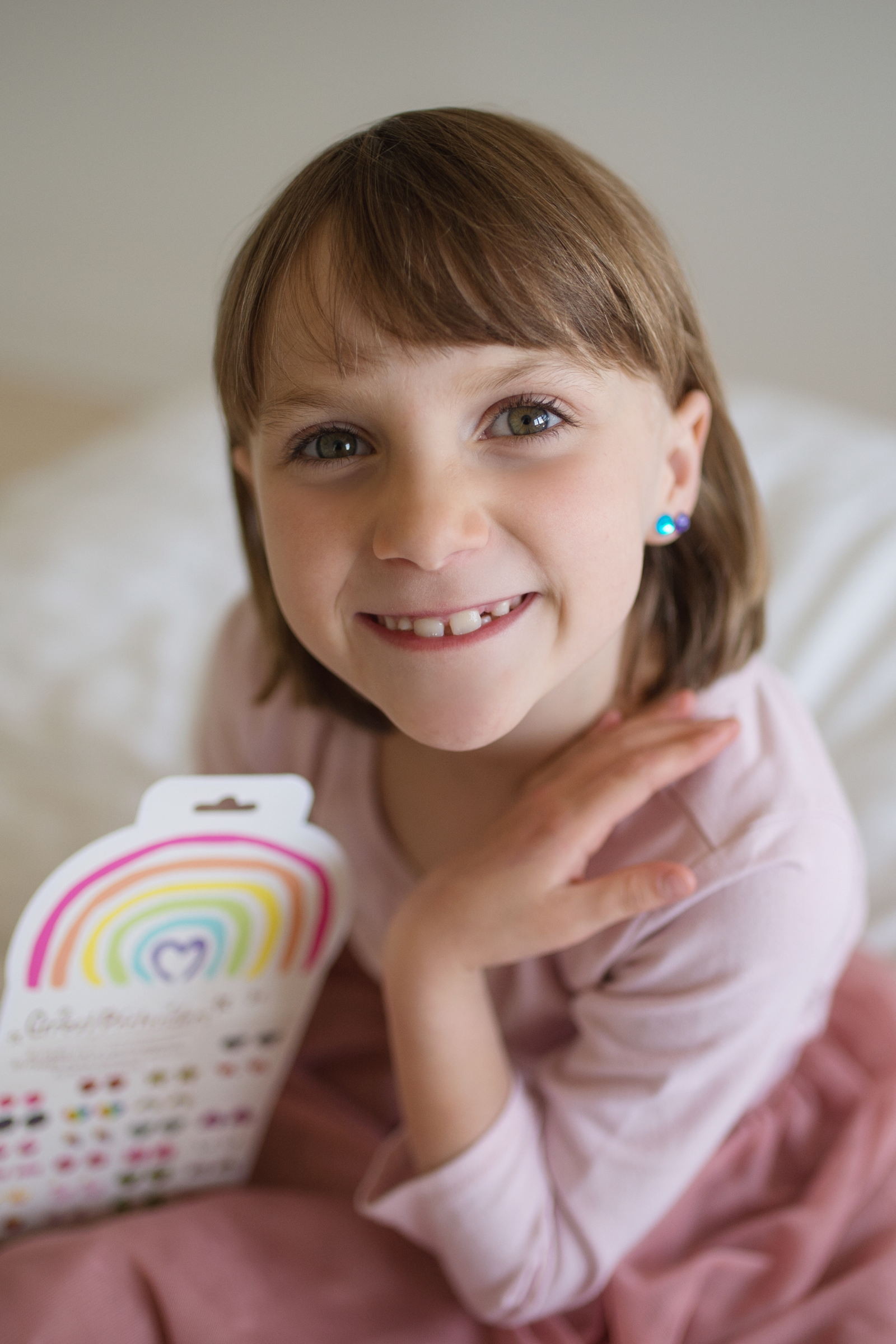 Rainbow Love Sticker Earrings