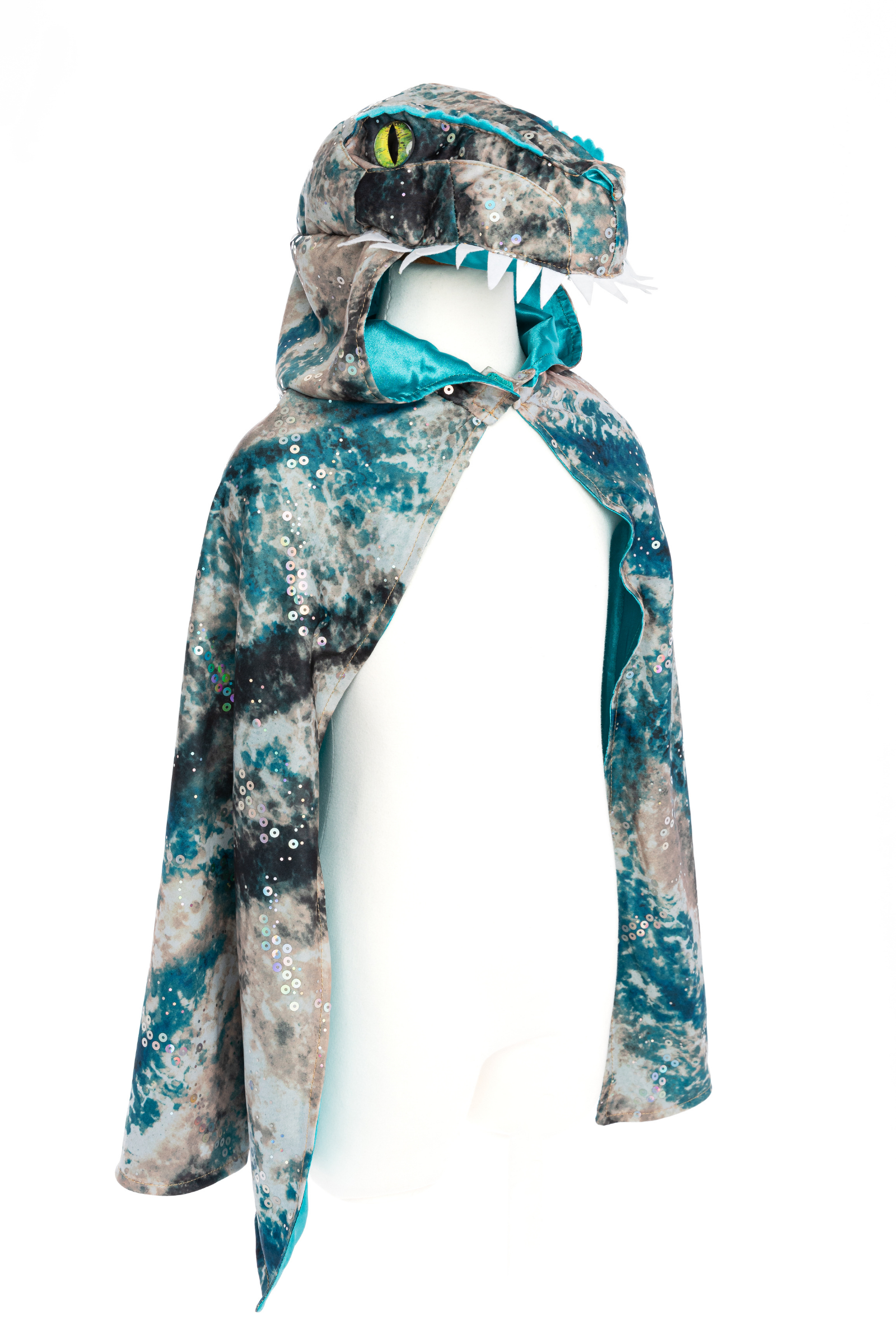 Sequins Hooded scarf