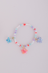 Boutique Shimmer Flower Bracelet
