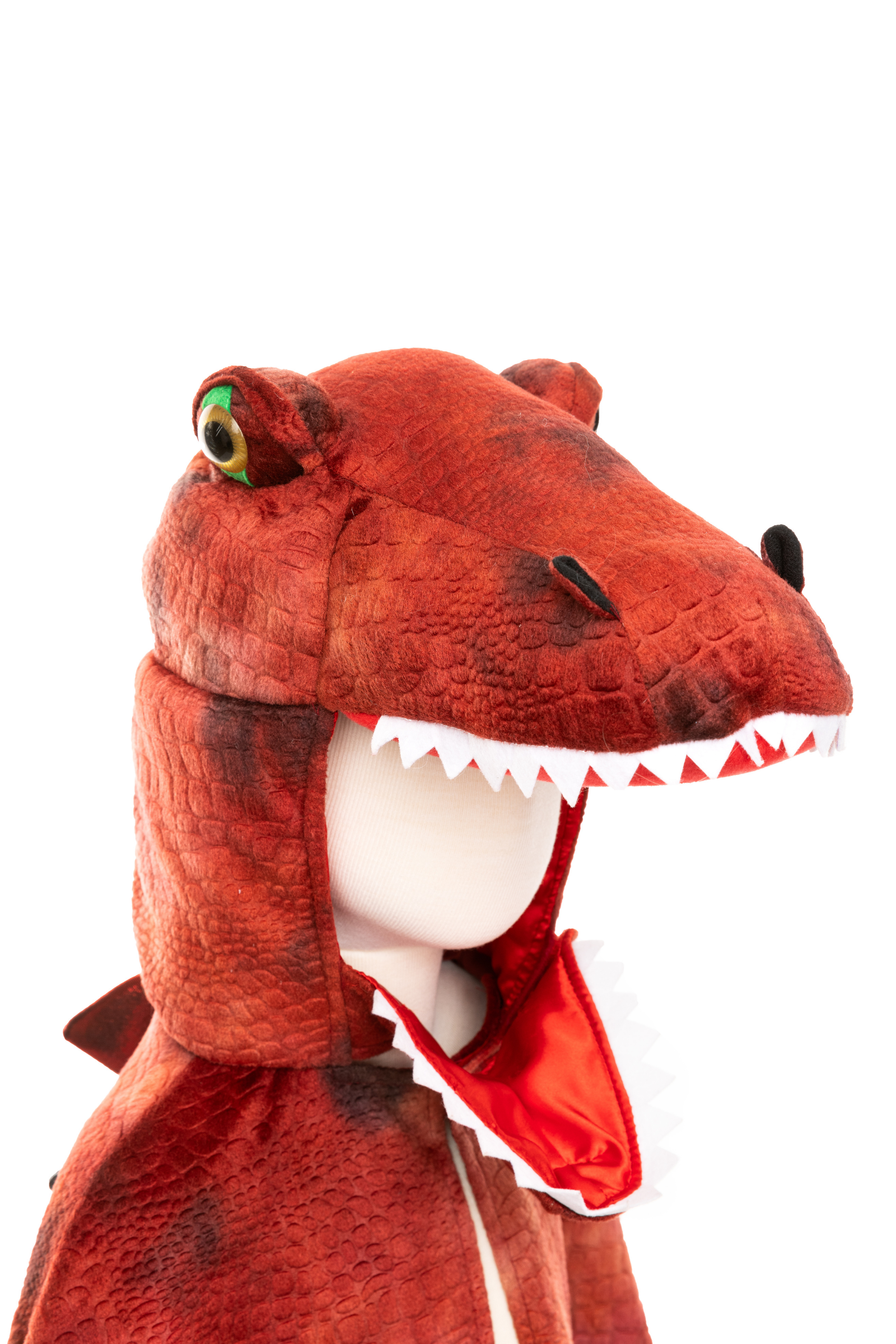 Red & Black Grandasaurus T-Rex Cape with Claws