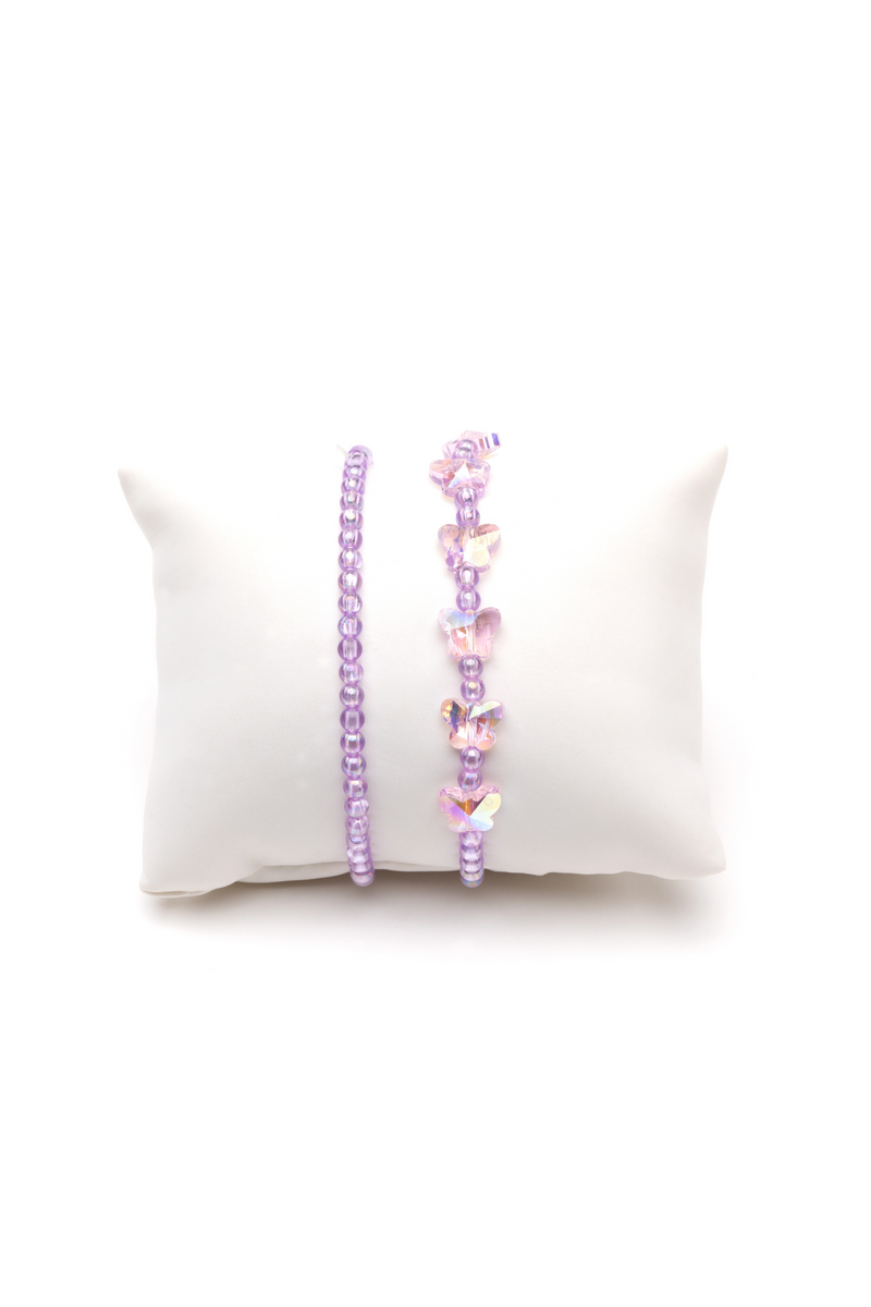 Boutique Shimmer Butterfly Bracelets, Assorted
