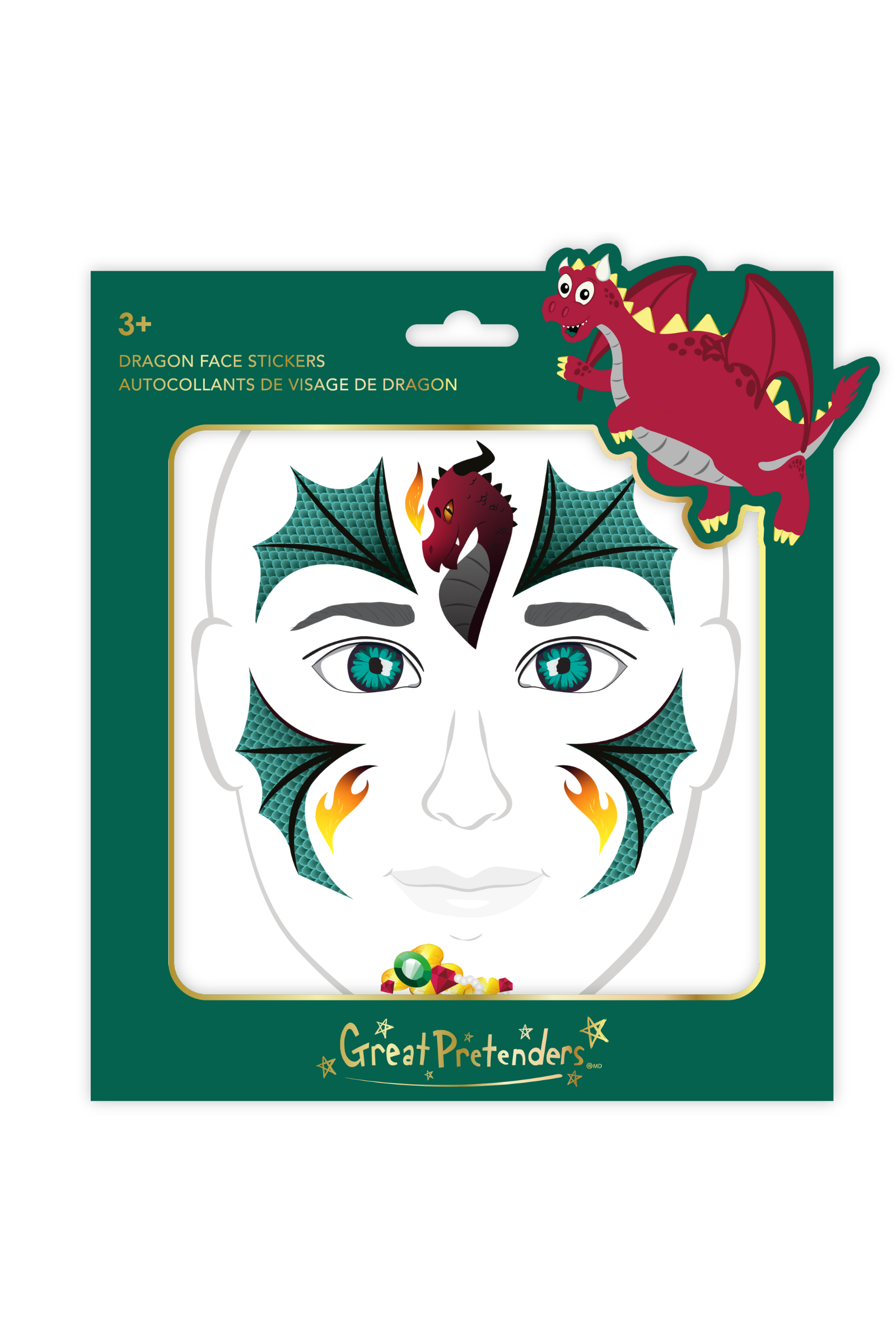 Dragon Face Stickers
