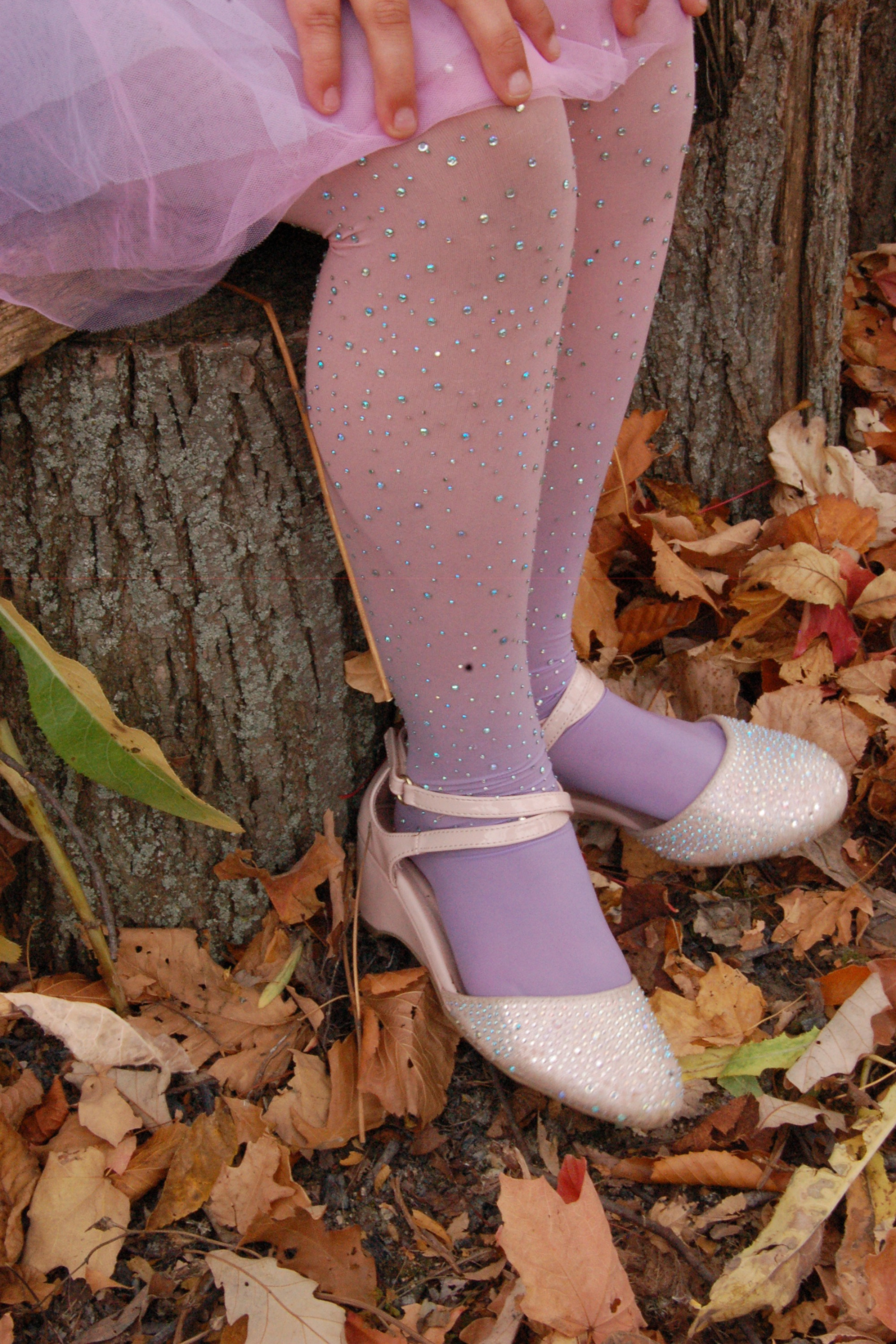Rhinestone-embellished tights curated on LTK