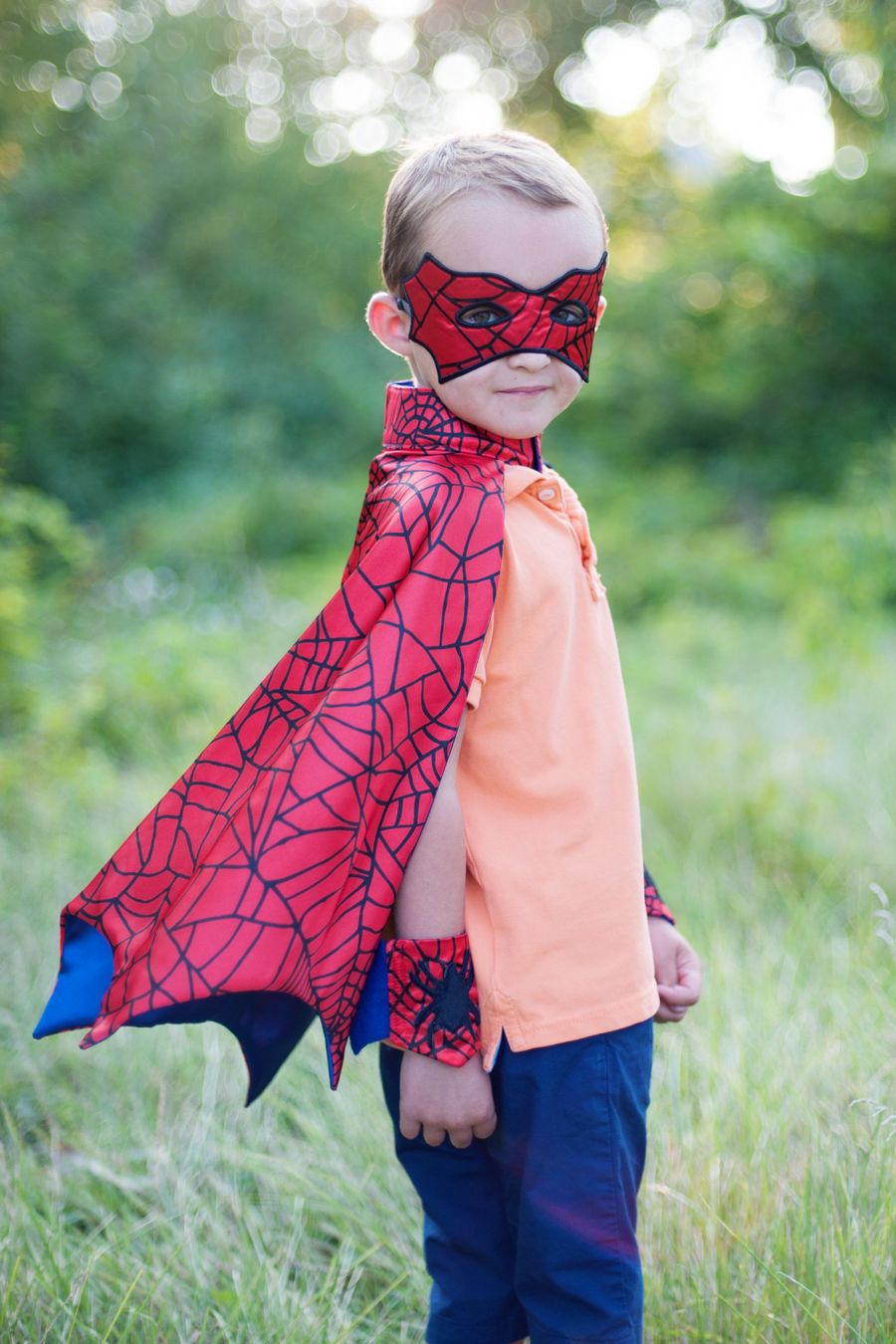 Spider Cape Set with Mask & Cuffs