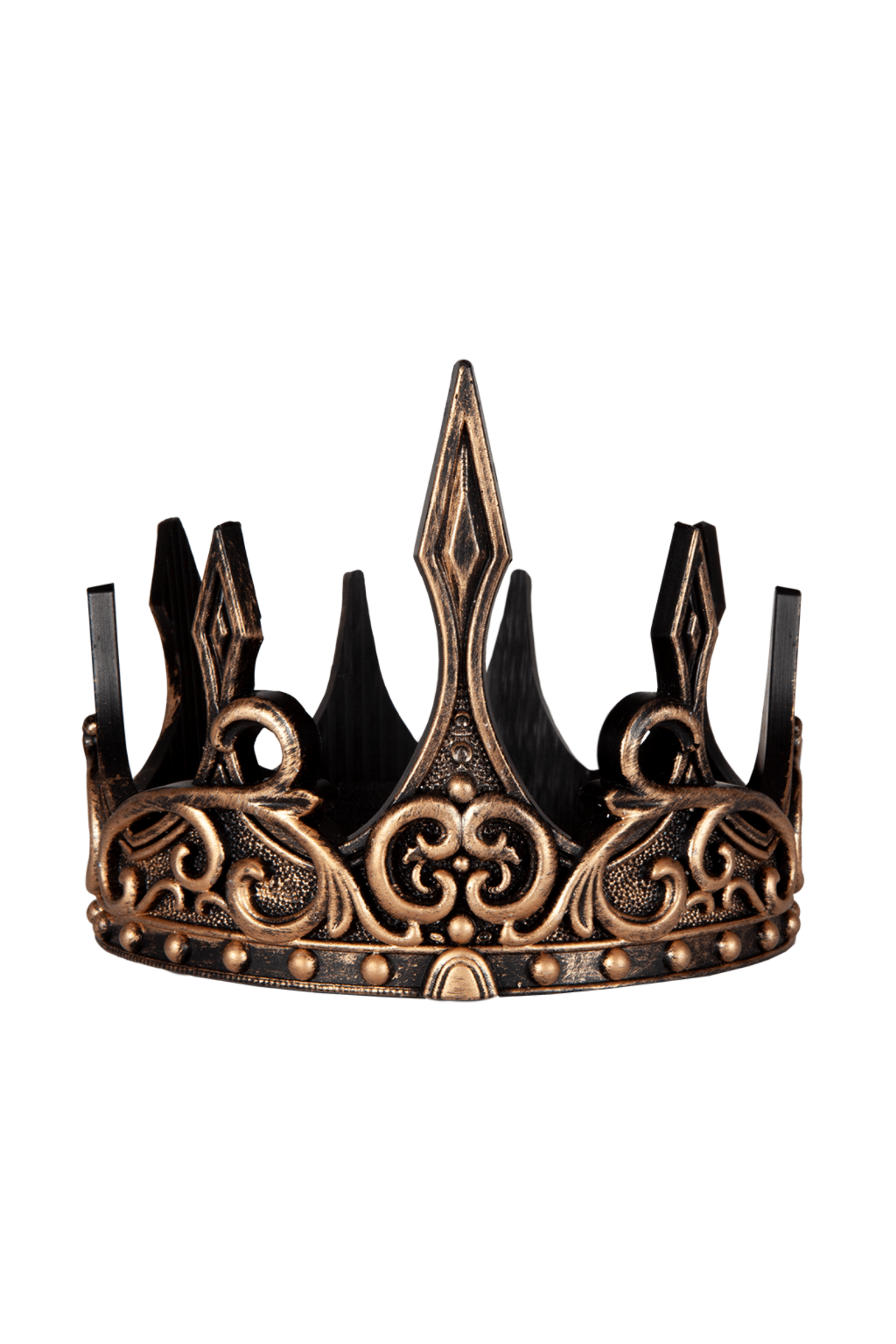 Medieval Crown, Gold/Black