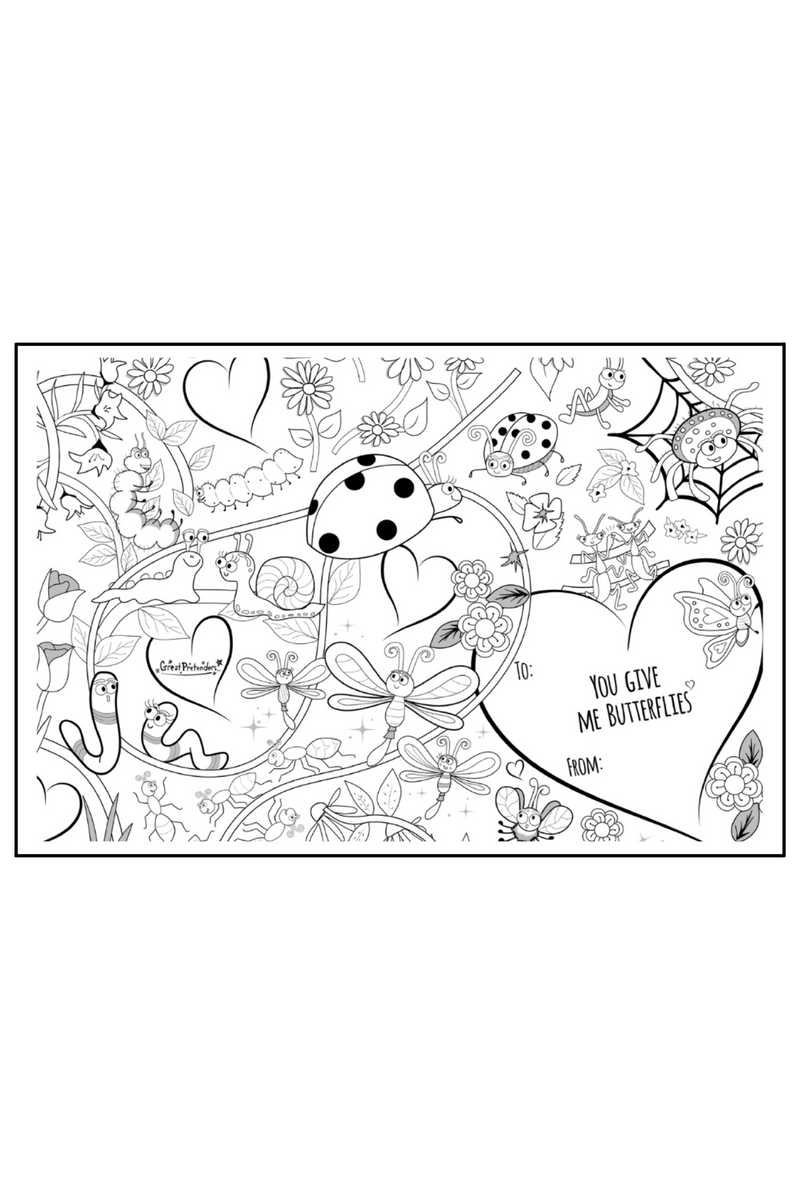 Colour-In-Valentine's Day Cards
