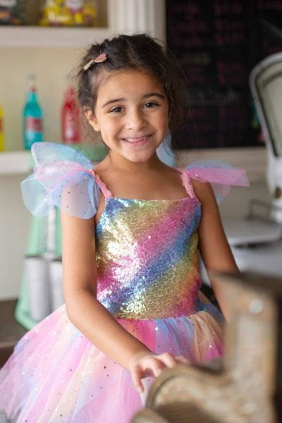 Glitter Sparkle Rainbow Effect A-Line Dress for Sale by cookymunster
