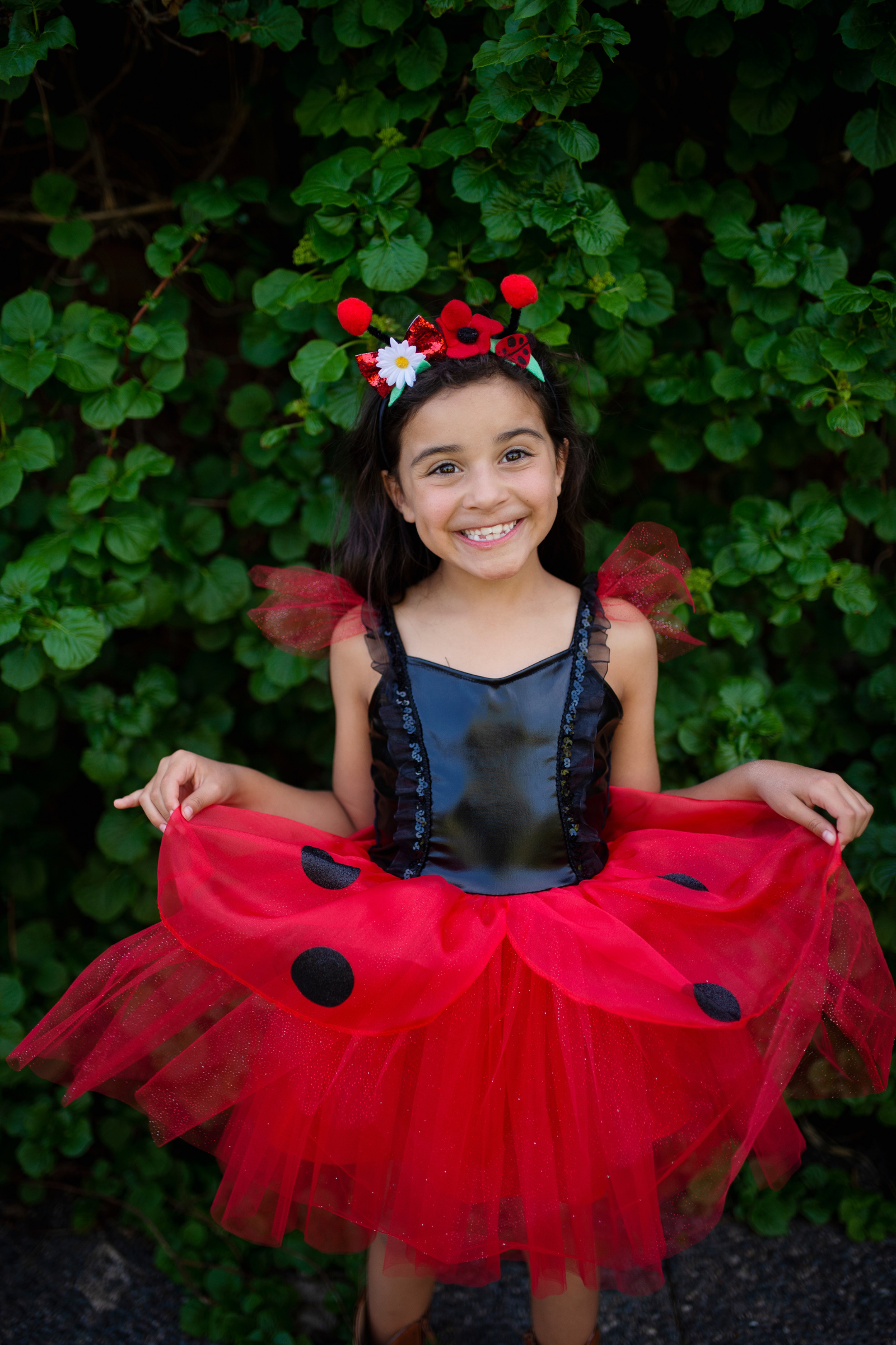 Shop Ladybug Costume For Girl's - Red