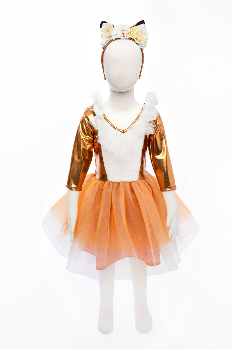 Woodland Fox Dress with Headpiece