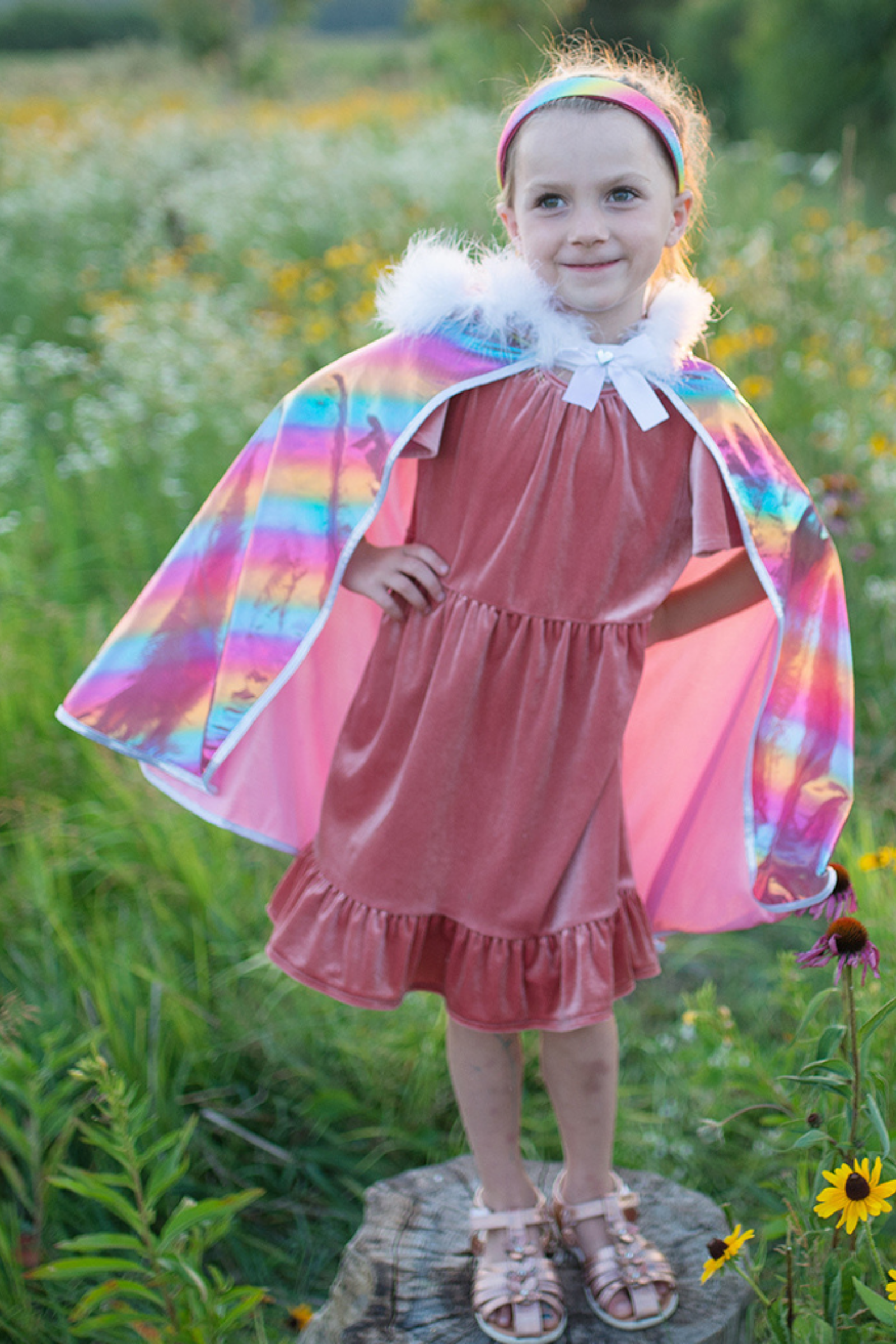 Rainbow Princess Cape