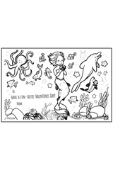Colour-In-Valentine's Day Cards