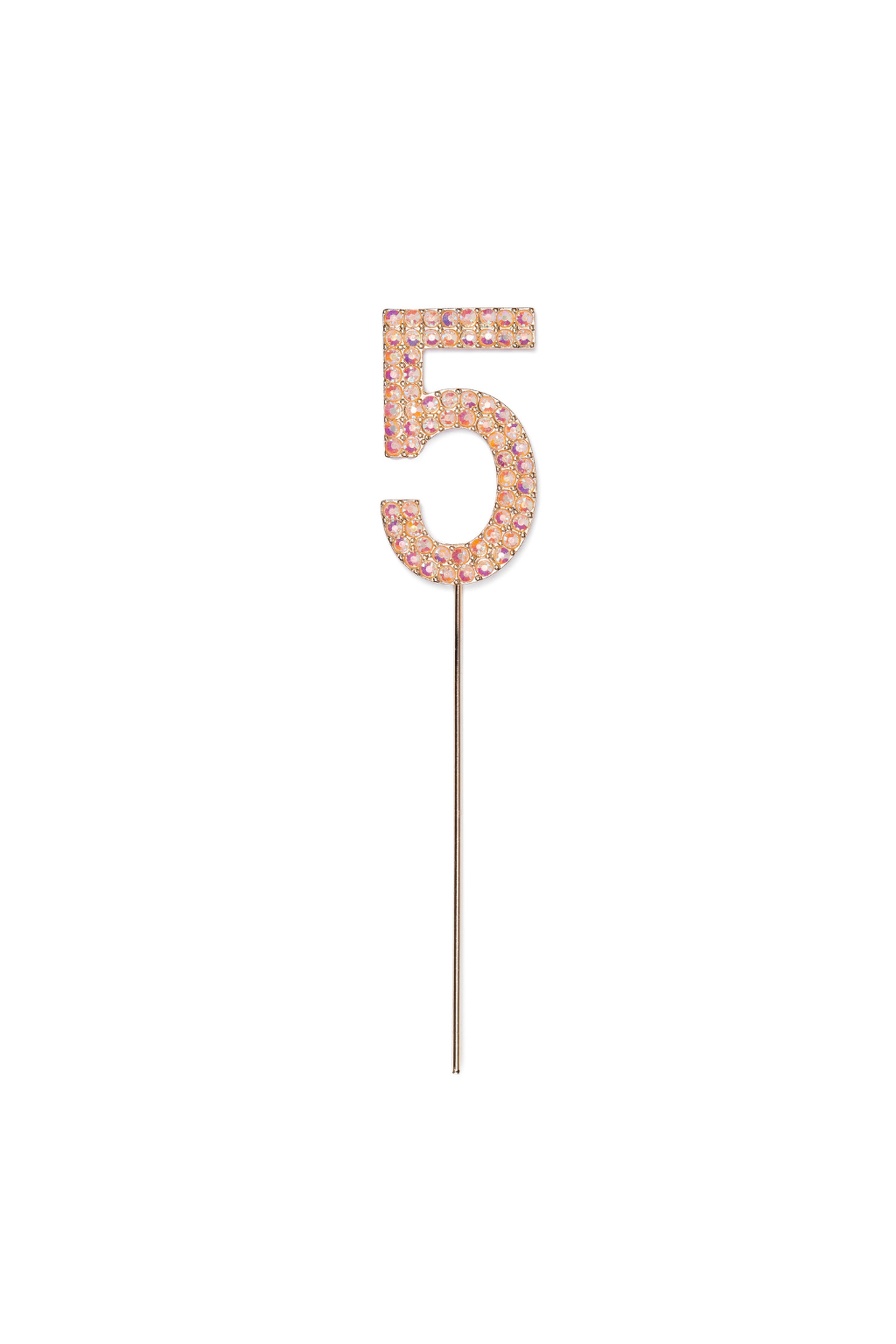 Pink Rhinestone Cake Topper Numbers - Party