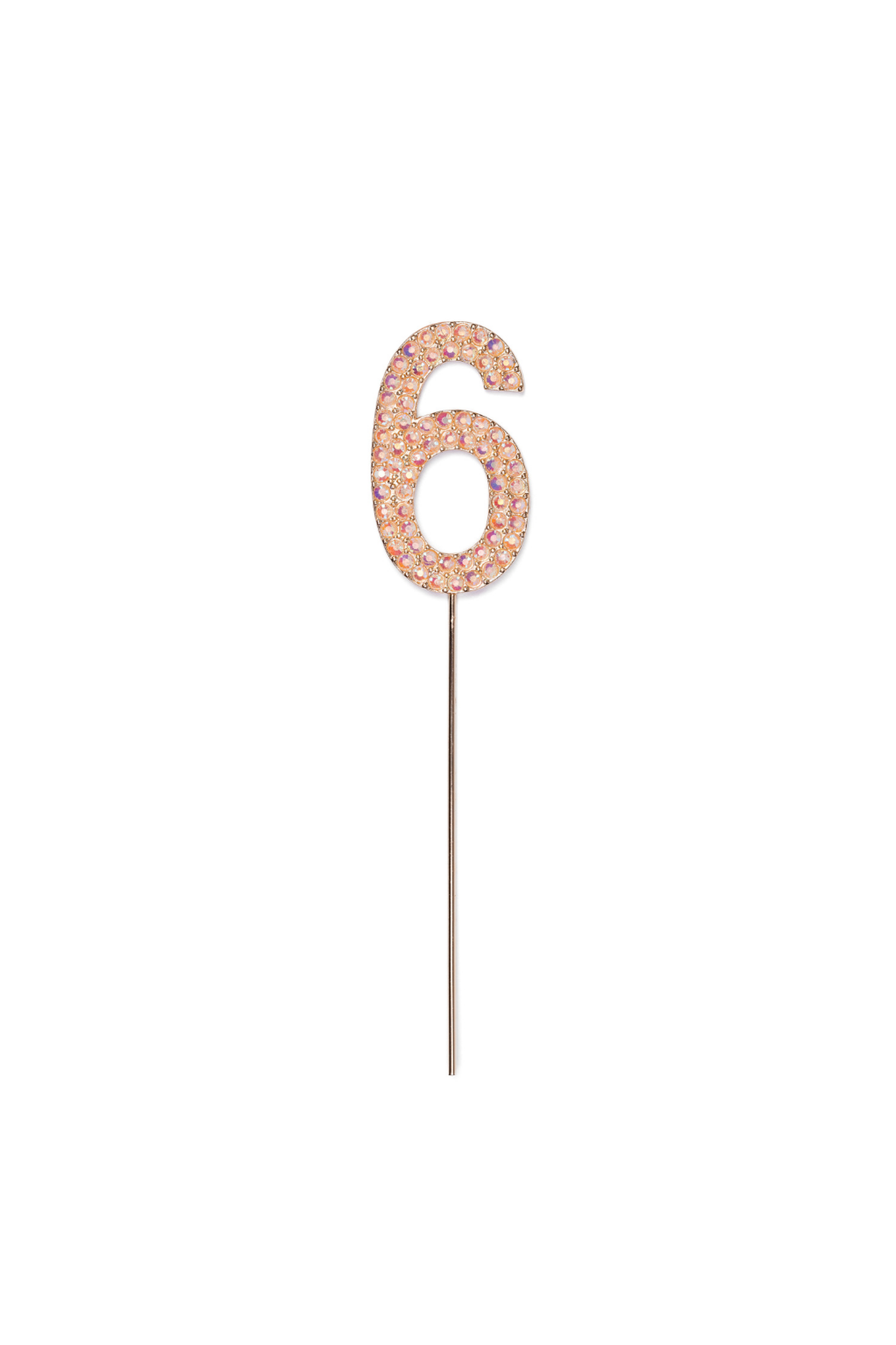 Pink Rhinestone Cake Topper Numbers - Party