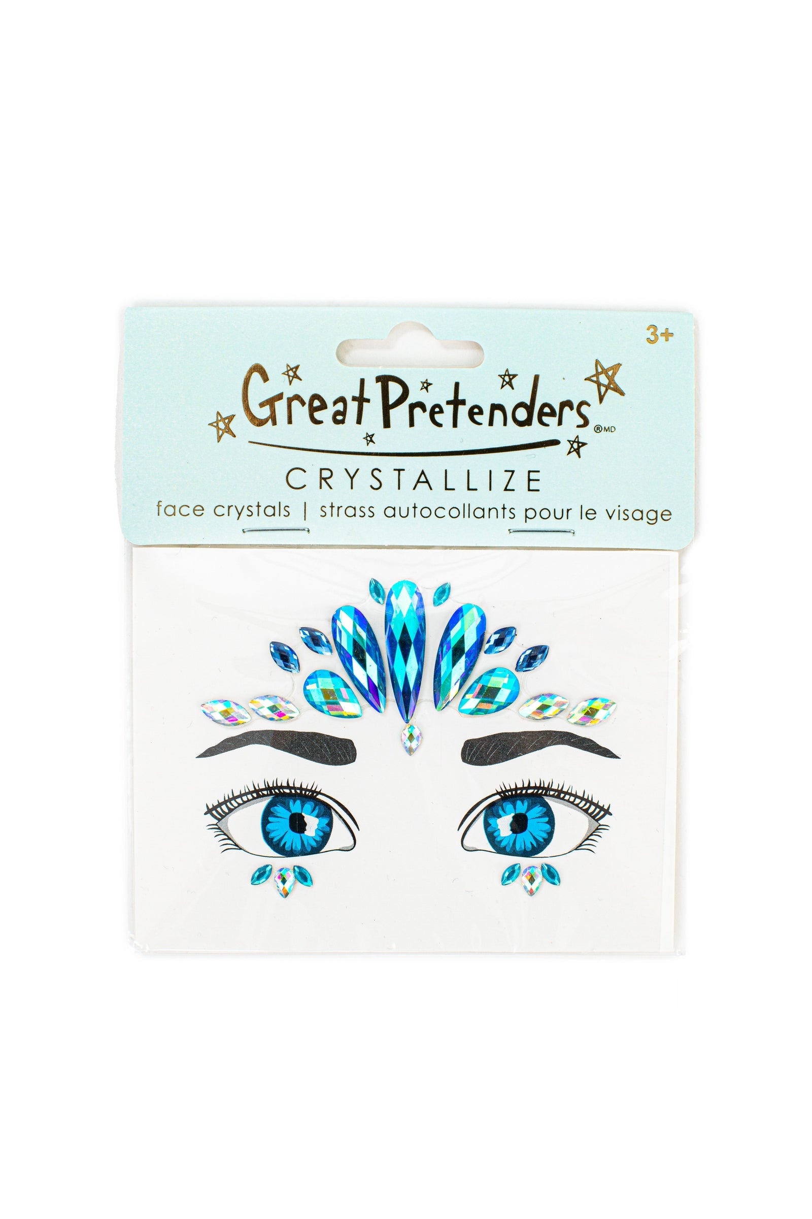 Ocean Mermaid Face Crystals