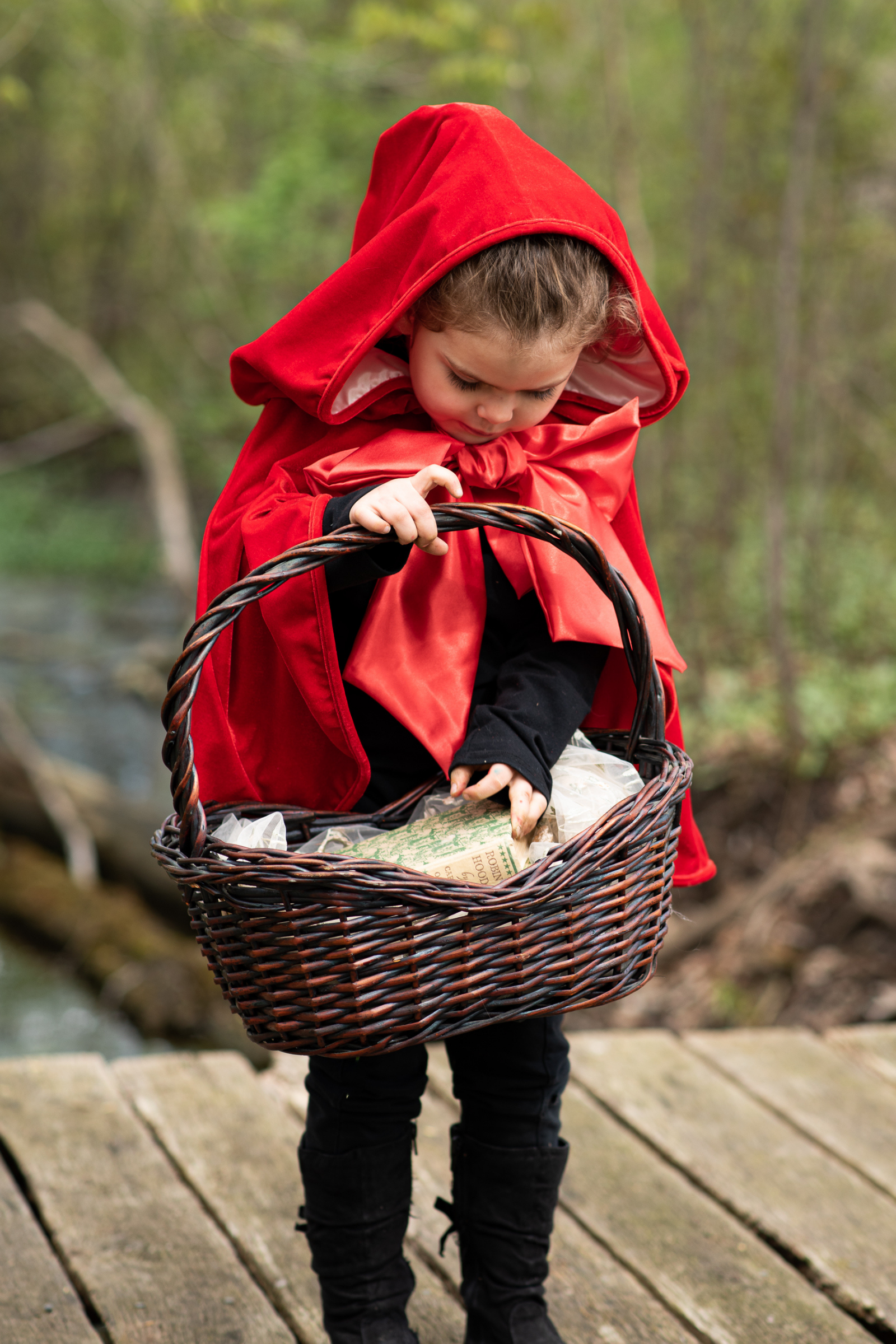 Woodland Storybook Little Red Riding Hood Cape