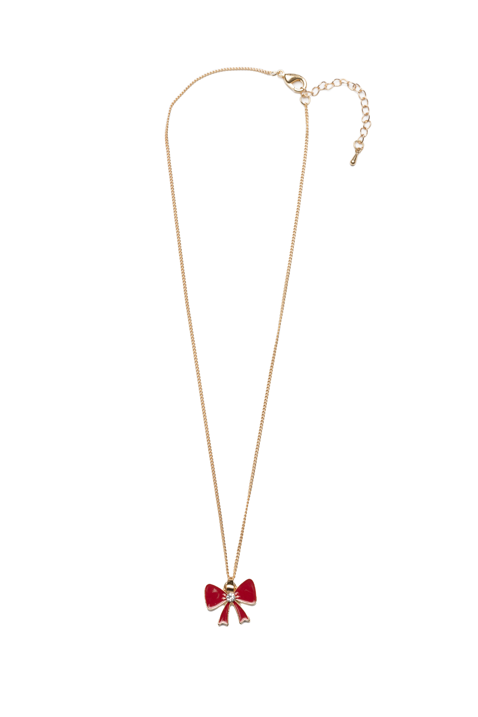 Holiday Bow Necklace