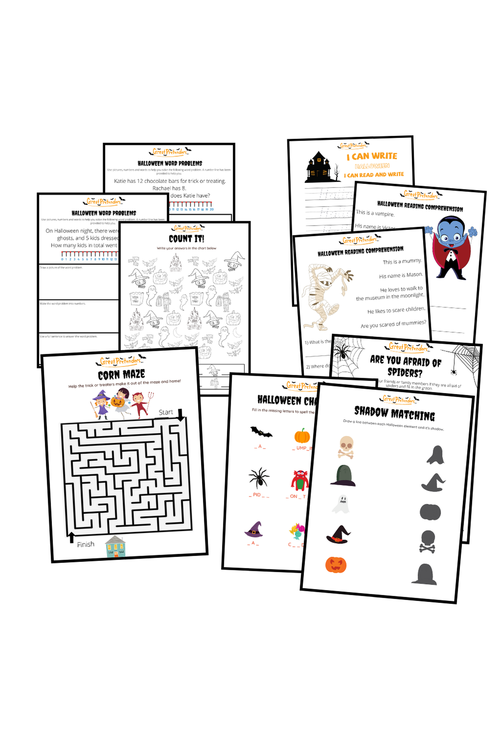 Halloween Themed Learning Materials