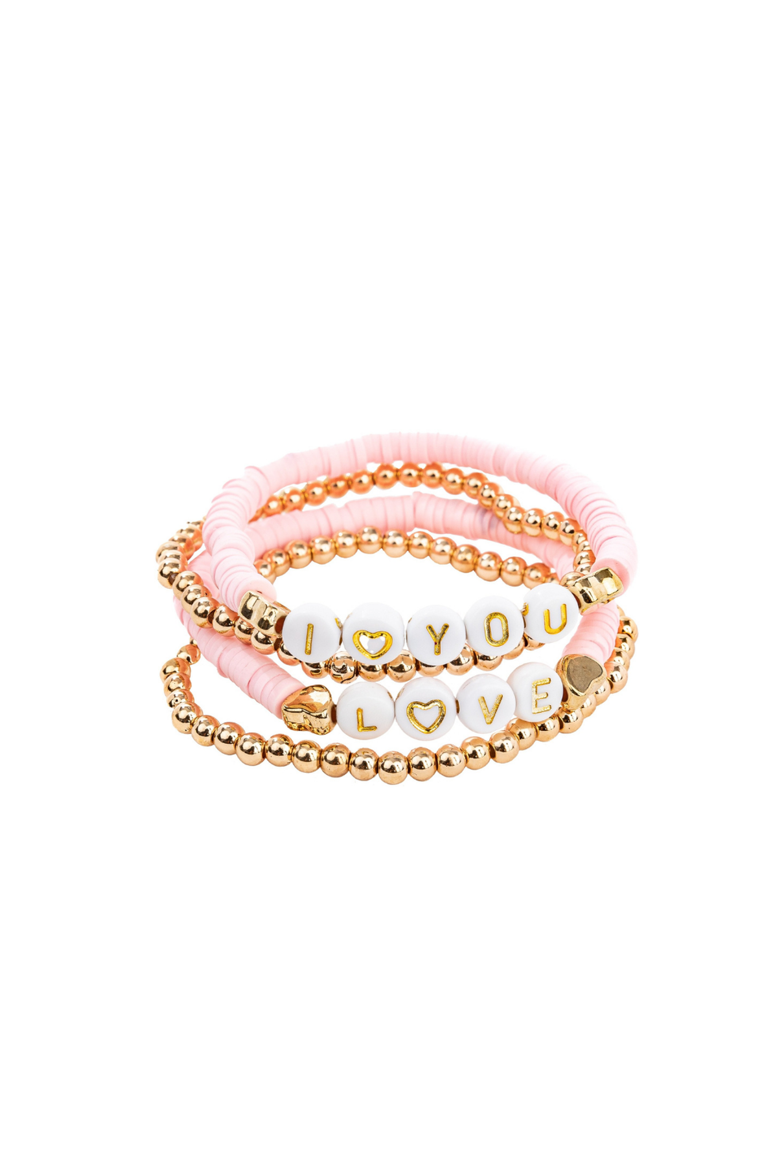 Missoma 18ct Gold-Plated Jelly Heart Gemstone Charm Bracelet | Liberty