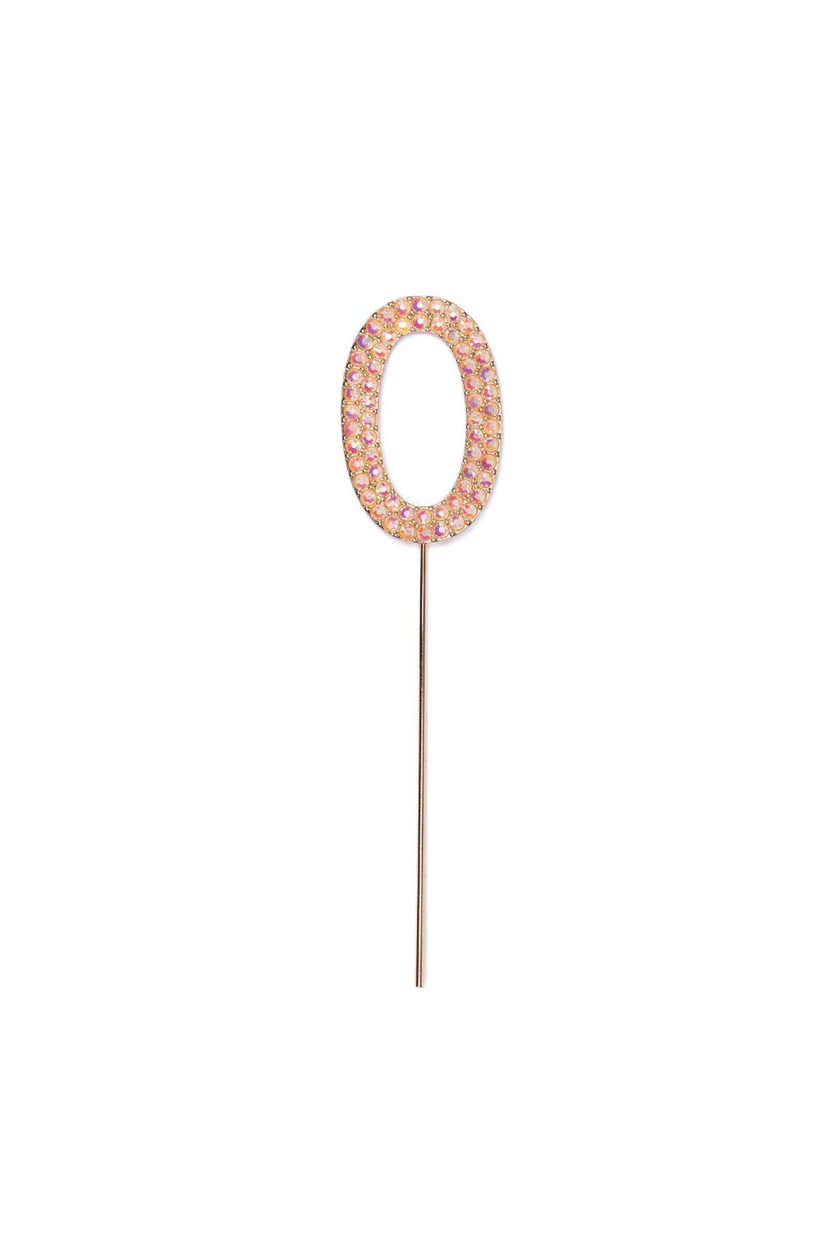 Pink Rhinestone Cake Topper Numbers - Party